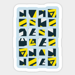 Geometric art pattern1 Sticker